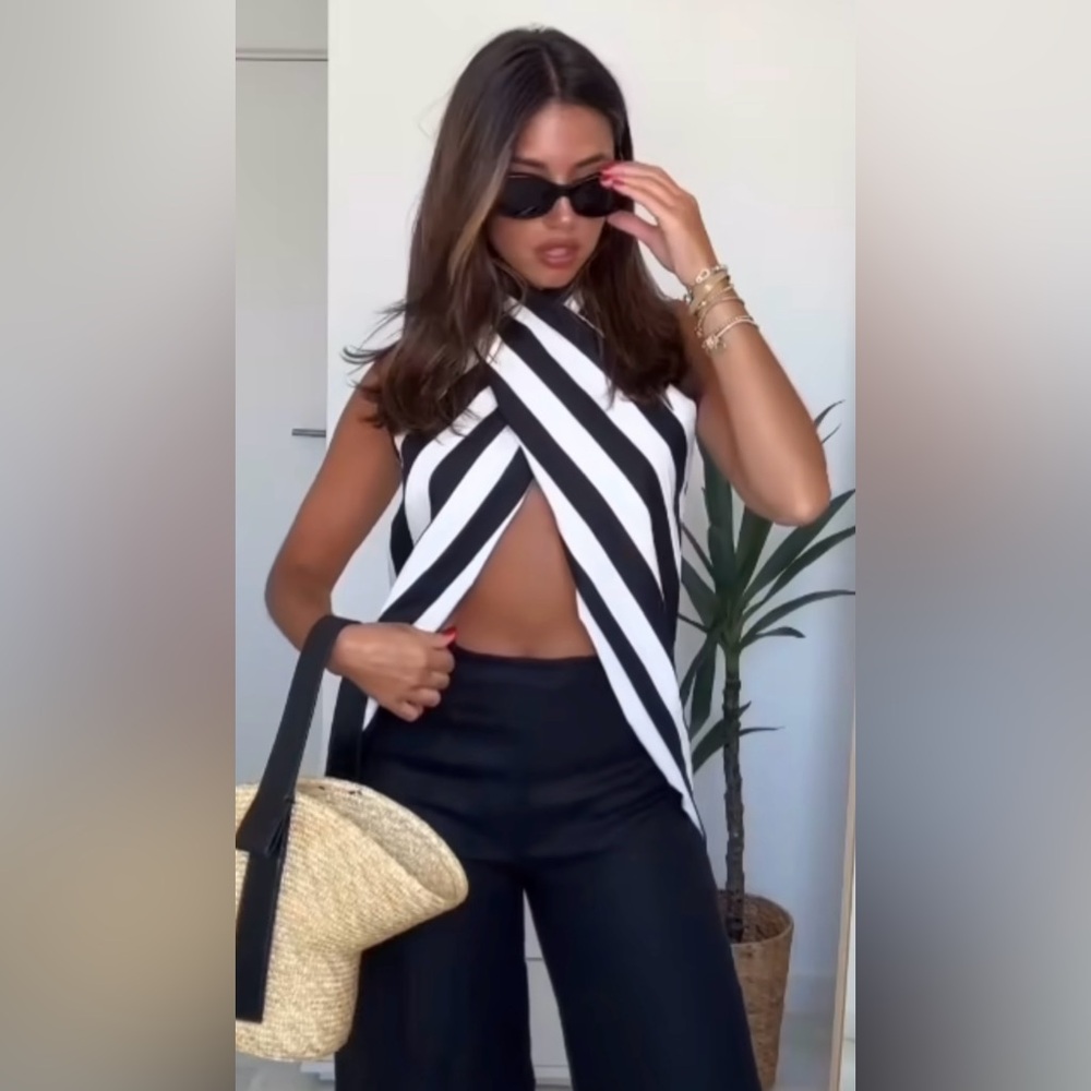 🦋 BLOGGERS FAVORITE 🦋 NWT ZARA RAFFIA BASKET BAG - Picture 12 of 15